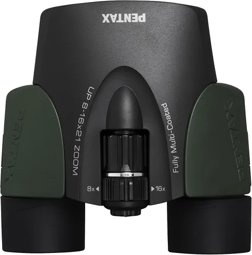 Vista 3 de Pentax UP 8-16x21 prismáticos verdes (verde) totalmente multicapa Zoom trípode socket proporcionar