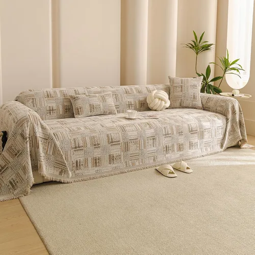 Vista 37 de DREAMINGO Funda de Sillón de Chenilla Fundas de Sofá Jacquard Lavables Protector de Muebles Funda de Sofá Reclinable 1 Cojín Funda de Silla A0#
