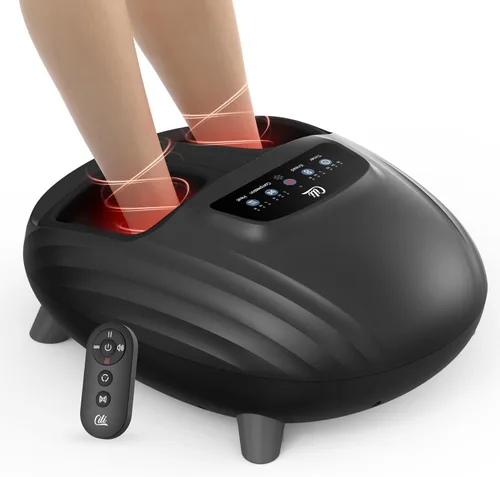 Vista 10 de CILI Masajeador de Pies con Calor, Máquina de Masaje Shiatsu para Pies 2025 para Alivio del Dolor de Fascitis Plantar y Neuropatía, Masajeador