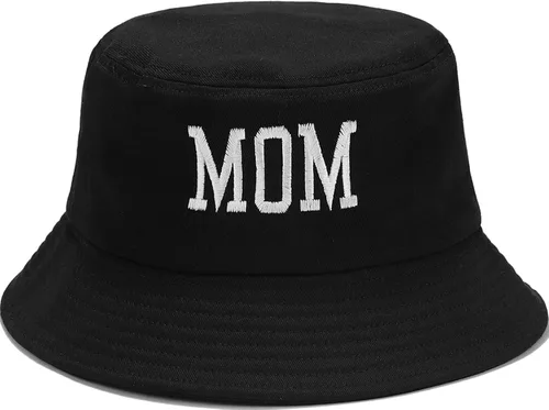 Vista 10 de XYIYI - Sombrero de pescador de algodón con bordado de moda, sombrero de cubo de playa para mujeres y niñas