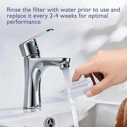Vista 6 de Lawfery Paquete de 8 filtros de fuente de agua de cerámica para gatos, 8 filtros de fuente para gatos y 2 esponjas de prefiltro para fuentes de agua
