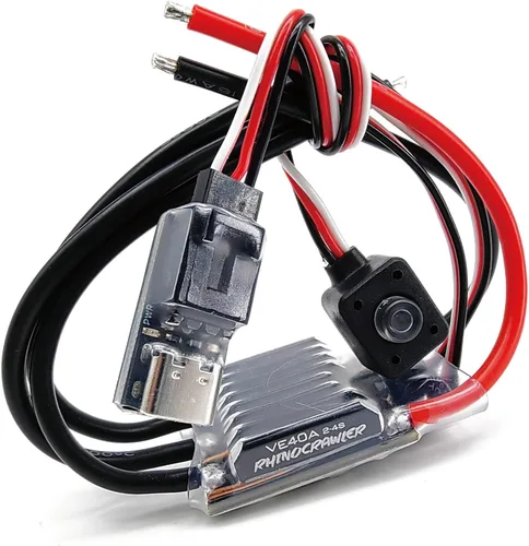 Vista 2 de Crawler ESC AM32 40A BEC 5.2 ~ 8.2V para Traxxas Axial MOA Ventru RC Crawler Pro Shafty Comp Crawler (Crawler 40A ESC)