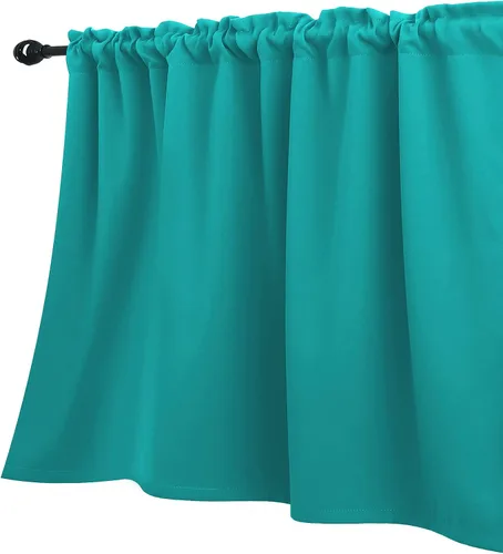 Vista 20 de KOUFALL Cenefa beige para ventanas de 16 pulgadas de largo, cortinas cortas para filtrar la luz sobre el fregadero