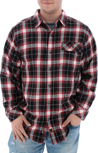 Vista 29 de Legendary Whitetails Camisa de franela de manga larga con botones para hombre, 100% algodón