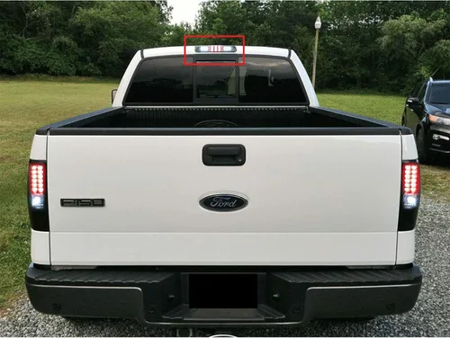 Vista 6 de x xotic tech Reemplazo de la lámpara de la tercera luz de carga de freno para techo de cabina trasera, compatible con Ford F-150 2015-up, F250 F350