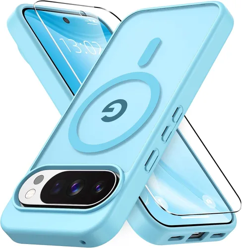 Vista 64 de Vansdon Funda para Samsung Galaxy S24 Plus, S25 Plus, S26 Plus, azul marino