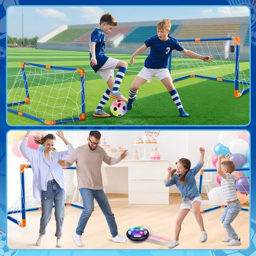 Vista 5 de Juguetes de Pelota de Fútbol para Niños de 3 4 5 6 7 8-12 Años, Set de Pelota de Fútbol Flotante con Pelotas de Fútbol Flotantes, Pelotas de Fútbol