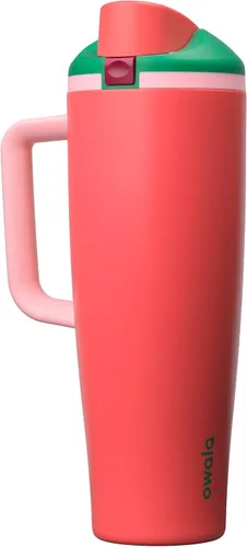 Vista 30 de Owala FreeSip - Botella de agua de acero inoxidable, 30 onzas, pastel de comida de ángel Angel Food Cake