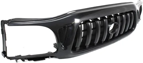 Vista 3 de Evan Fischer Conjunto de rejilla compatible con Toyota Tacoma 2001-2004, pintable, plástico, rejilla