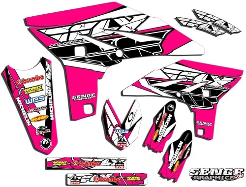 Vista 4 de Kit de base gráfica TTR 125 13 Fly Blue Senge 2000-2007 compatible con Yamaha