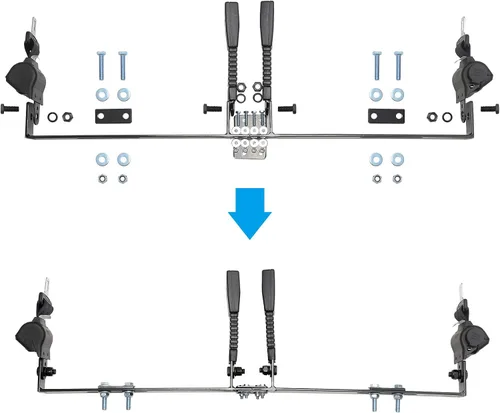Vista 6 de 10L0L Kit de cinturón de seguridad para carrito de golf, paquete de 2 unidades de 42 pulgadas retráctiles con soporte para Yamaha/DS/EZGO TXT/RXV