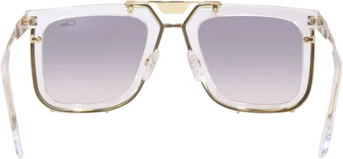 Vista 4 de Cazal Legends 648 003 Gafas de sol para hombre bañadas en orotransparentegris grad. 2.205 in, lente-56 puente-25 B-46 ED-60 templo-147, Chapado