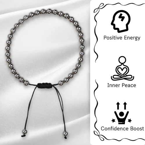Vista 198 de Amazing Gemstone Crystal Anklet Ankle Bracelets for Women - Waterproof Beaded Healing Crystal Anklets, Plus Size Chakra Gemstone Bead Anklet