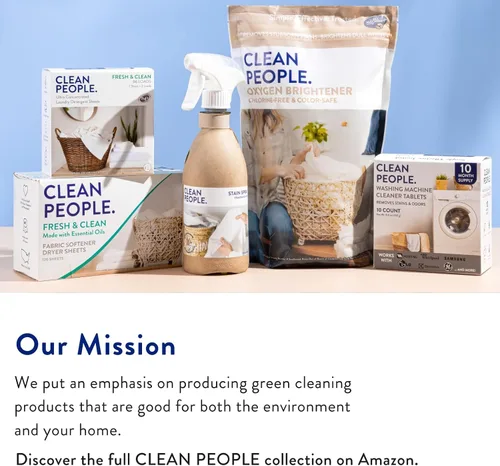 Vista 7 de The Clean People Detergente líquido para ropa, embalaje reciclable, lucha contra las manchas, ultra concentrado, jabón de lavandería, sin fragancia
