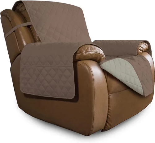 Vista 156 de Easy-Going - Funda reversible para sofá, resistente al agua, con varillas de espuma y correas elásticas, protector de muebles para mascotas y perros