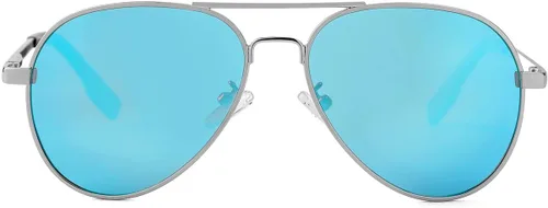 Vista 71 de Gafas de sol polarizadas de aviador pequeñas para niñas y niños de 4 a 16 años