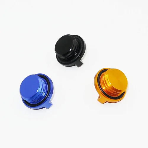 Vista 2 de Tapa de llenado de aceite de motor para motocicletas, cubierta de tanque de transmisión para Yamaha R1R3 R6 FZ1 FZ6/R FZ07 FZ8 FJR1300 MT01 MT07