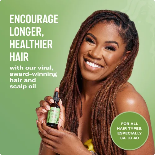 Vista 3 de Mielle Organics - Aceite y champú fortalecedor de romero y menta para el cabello