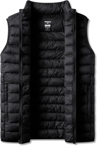 Vista 9 de TSLA Chaleco acolchado ligero y plegable para hombre chalecos impermeables para invierno al aire libre