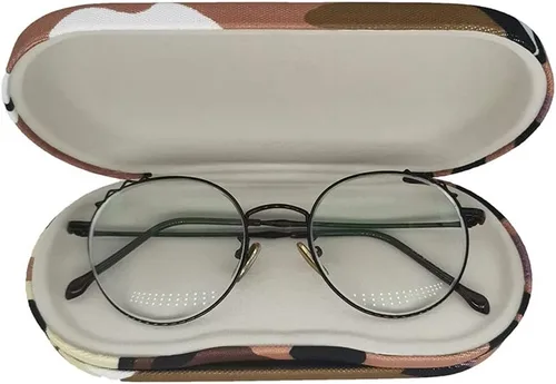 Vista 2 de Kanasi Estuche para lentes de contacto con removedor de pinzas de espejo, estuche doble para anteojos 2 en 1, caja de lentes de contacto portátil