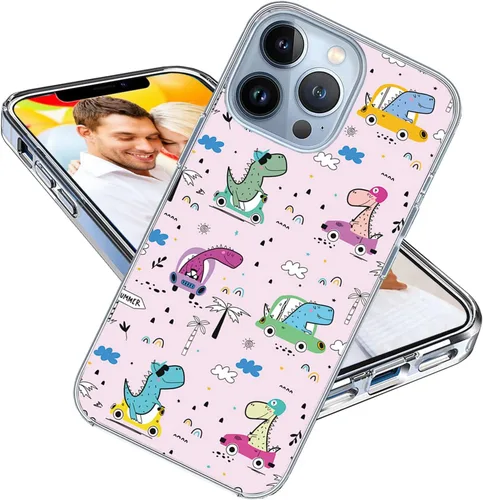 Vista 18 de Funda protectora para iPhone 13 Pro Max para niñas, mujeres y hombres, a prueba de golpes, delgada, suave, TPU transparente, funda protectora