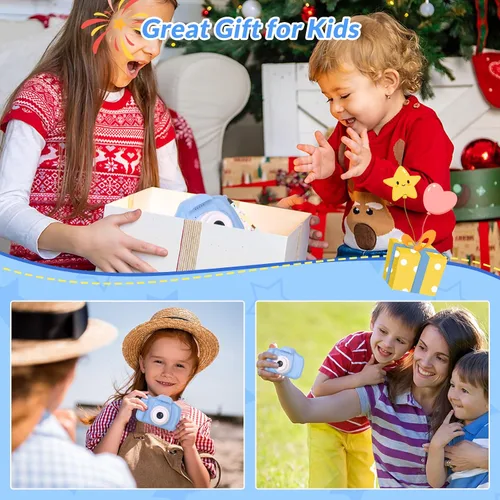 Vista 8 de Mafiti Cámara para Niños, Cámara Digital Mini Selfie de 26MP HD para Niños, Cámara para Niños Pequeños de Vídeo 1080P, Juguete al Aire Libre