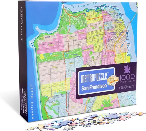 Vista 9 de Metropuzzle - Rompecabezas Boston de 27 x 19 pulgadas, 1000 piezas