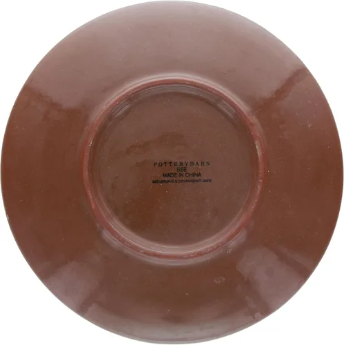 Vista 2 de Pottery Barn Plato de postre de ensalada de abeja verde en relieve