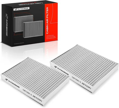 Vista 9 de A-Premium Filtro de aire de cabina de 2 piezas con carbón activado compatible con BMW X5, 530e, 530i, 540i, 540d xDrive, 740i, 745e, 750i, 760i, X6