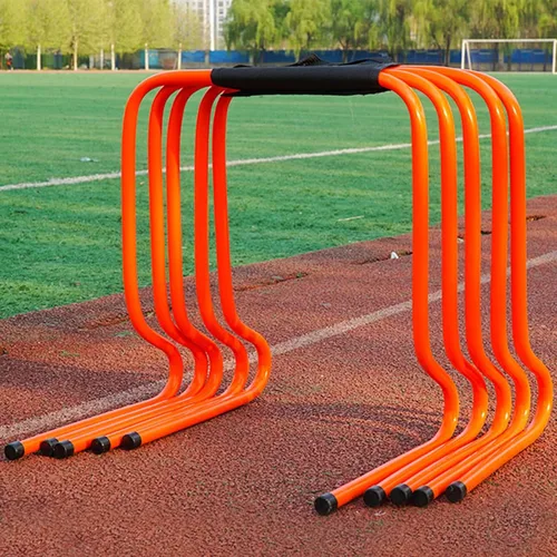 Vista 21 de YXXSDP Entrenamiento de velocidad de agilidad obstáculos para atletas, equipo de práctica deportiva portátil multicolor para entrenamiento