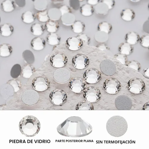 Vista 2 de Novani Diamantes de imitación 3000 piezas SS6 (0.1-0.1 in) Vidrio Parte 01-Crystal Clear