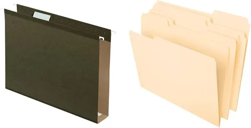Vista 10 de Pendaflex 04152X1 Carpetas colgantes reforzadas de 1 pulgada de capacidad extra, verde estándar