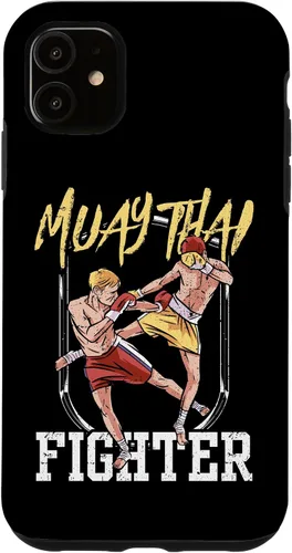 Vista 8 de iPhone 16 Muay Thai Fighter Martial Arts Hobby Boxing Case