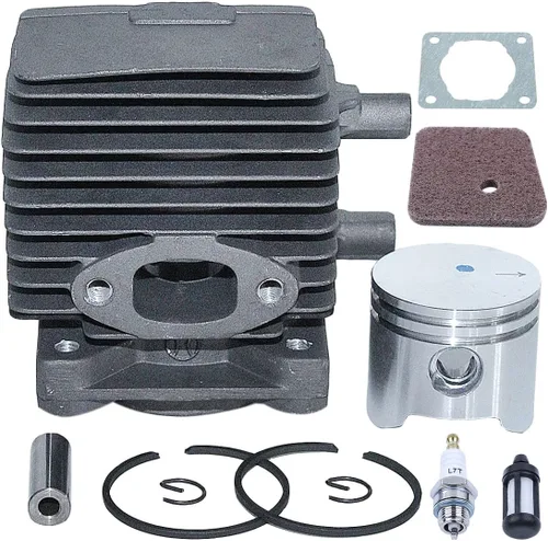 Vista 8 de Pistón de cilindro de 1.339 in para Stihl FS75 FS80 FS85 HT70 HS80 HS85 KA85 SP81 SP85 HT75, Cylionder, Kit de pistón, filtro de combustible, Flter