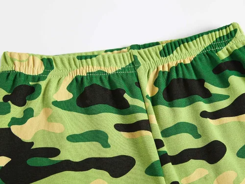 Vista 6 de Dolphin&Fish Pijamas para niños de 4 piezas, ropa de dormir de algodón para niños pequeños
