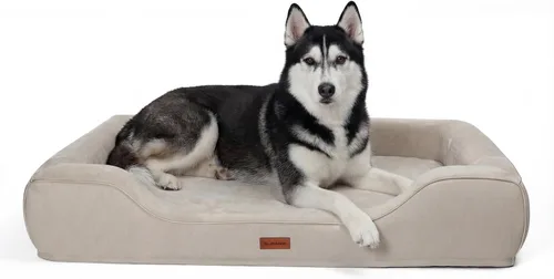 Vista 15 de Cama ortopédica para perros pequeños, sofá de espuma viscoelástica de gel refrescante para mascotas con funda extraíble lavable, cojín de espuma