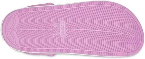 Vista 5 de Crocs Zuecos unisex para adultos con plataforma fuera de la cancha Rosa caramelo