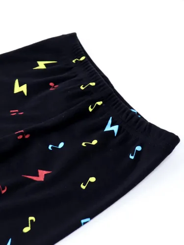 Vista 5 de Pijamas de algodón de 4 piezas para niños, conjunto de pijamas de Navidad y Halloween para niños