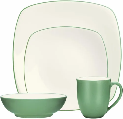 Vista 13 de Noritake Colorwave Blue - Juego de 4 piezas para colocar cuadrado