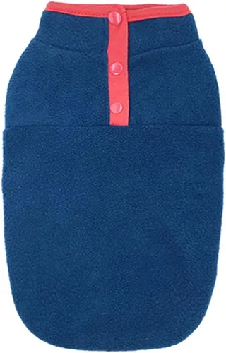 Vista 4 de Suéter de forro polar para perro, chaleco suave para perro, ropa sin mangas para cachorros, ropa de invierno para clima frío, chaqueta pullover