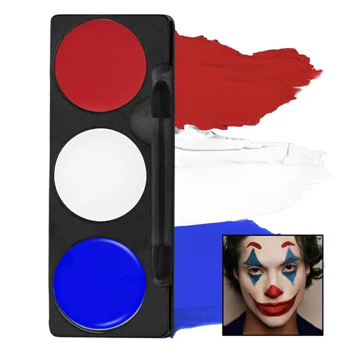 Vista 13 de Mehron - Paleta de maquillaje tricolor para Halloween, talla única