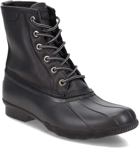 Vista 11 de Sperry Botas de lluvia Saltwater Duck para hombre Negro