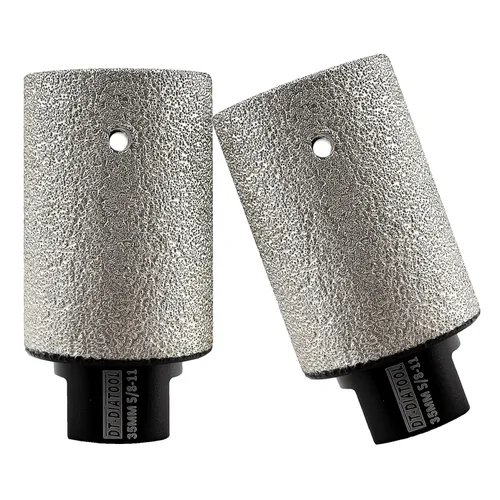 Vista 18 de DT-DIATOOL Broca de dedo de diamante con revestimiento de fresado para agrandar y pulir agujeros en azulejos de porcelana, cerámica, granito
