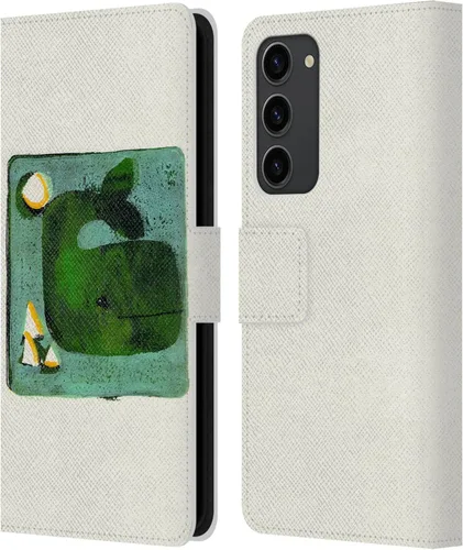 Vista 7 de Head Case Designs Officially Licensed Wyanne Blue Watercolour Bear Animals 2 Leather Wallet Case Compatible with Samsung Galaxy S23+ 5G
