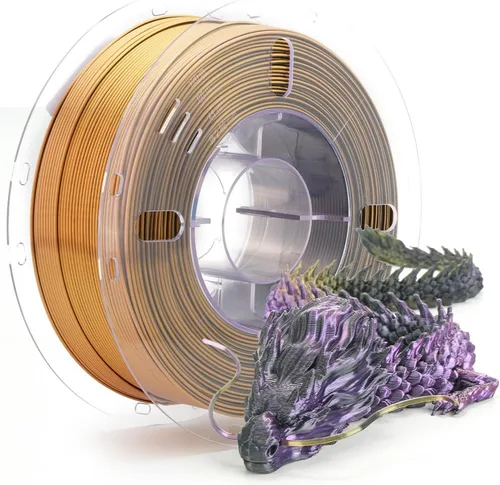 Vista 24 de Voxelab Filamento para impresora 3D, filamento PLA Pro (PLA+) de 0.069 pulgadas, precisión dimensional +/- 0.001 in, material de impresión 3D de 2.2