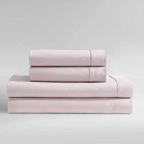 Vista 21 de Calvin Klein - Juego de sábanas de tamaño Queen, sábanas refrescantes frescas y a medida con un tacto de percal de algodón naturalmente suave