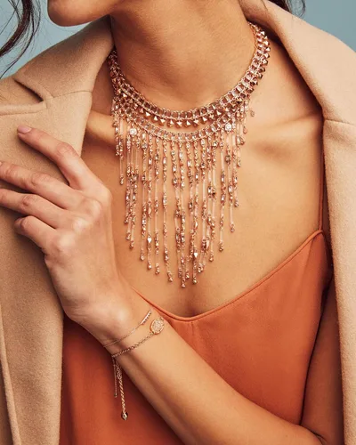 Vista 2 de Kendra Scott Elaina - Pulsera de cadena ajustable para mujer, joyería de moda, chapada en oro