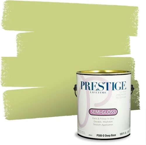 Vista 65 de PRESTIGE Pintura exterior e imprimación en uno, aventura, plano, 1 galón