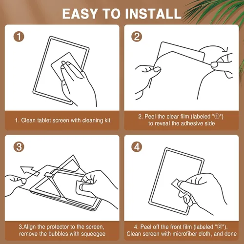 Vista 7 de MoKo Paquete de 2 protectores de pantalla mate para Kindle Scribe de 10.2 pulgadas, versión 2024/2022, con sensación de papel, película de PET