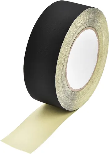 Vista 11 de uxcell Cinta de tela de acetato de 0.197 in para portátil reparación de guitarra eléctrica auto cinta adhesiva de alta temperatura negro 98.4